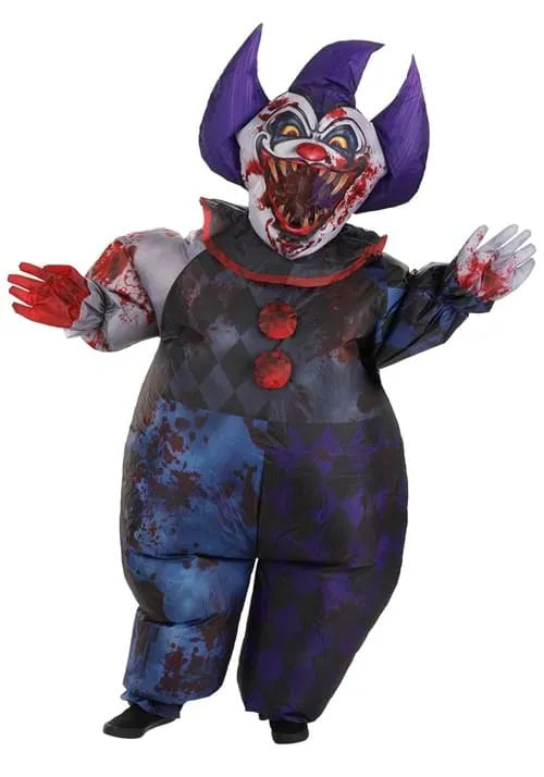 Adult Scary Inflatable Clown Costume Main image