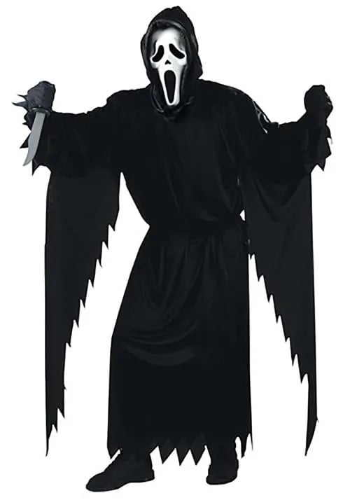 Adult Scream Movie Ghost Face Costume