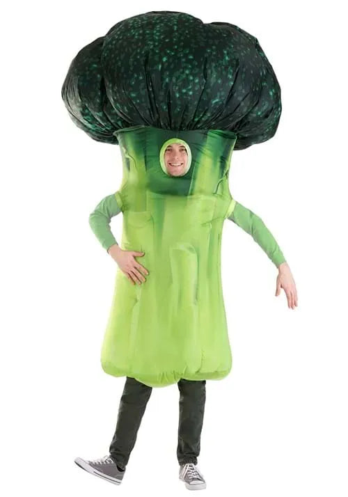 Adult Inflatable Scrumptious Broccoli Costume Main image