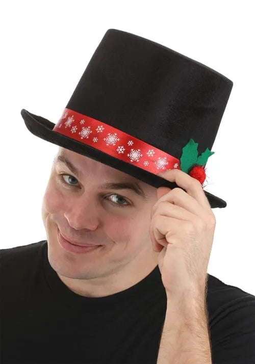 Adult Snowman Costume Top Hat Main image
