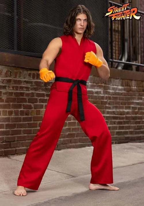 Adult Street Fighter Ken Costume Main image