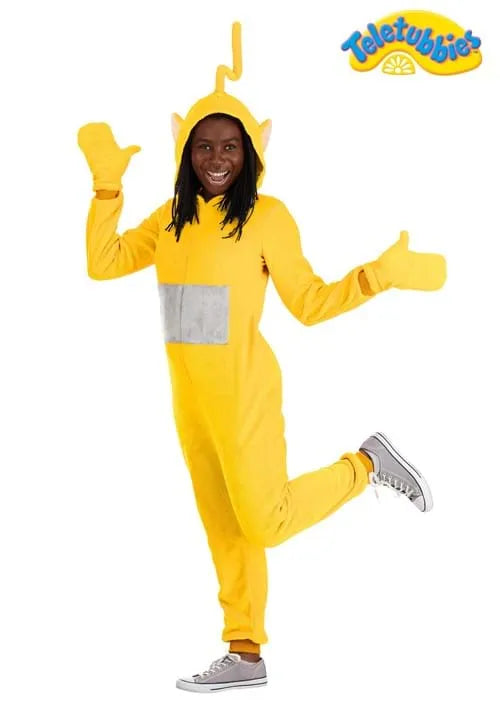 Adult Teletubbies Laa-Laa Jumpsuit Costume Main image