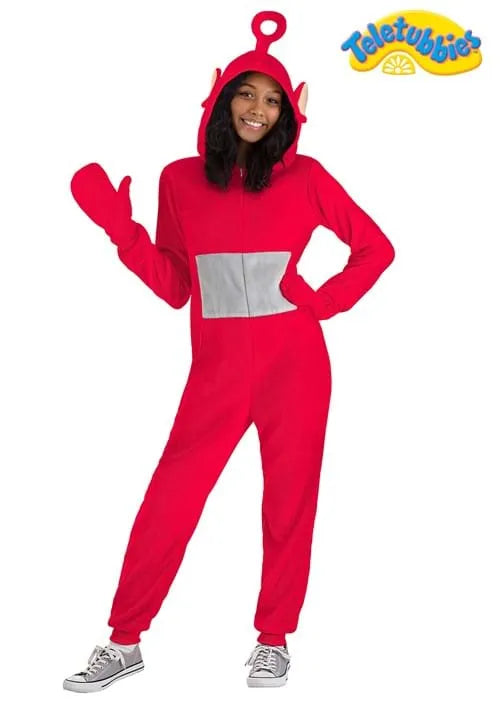 Adult Teletubbies Po Jumpsuit Costume Main image
