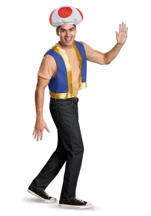 Adult Super Mario Bros. Toad Costume Kit Main image