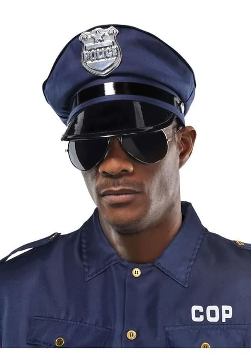 Adult Traditional Police Officer Costume Hat Main image