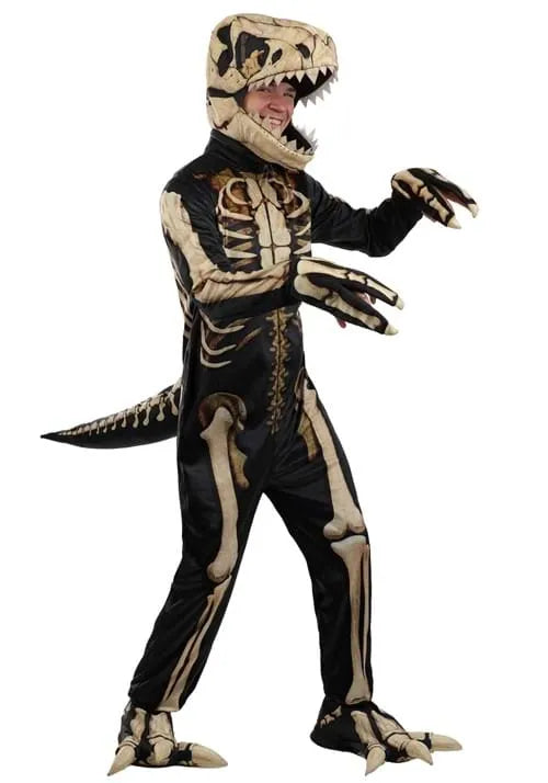 Adult Tyrannosaur Fossil Costume Main image