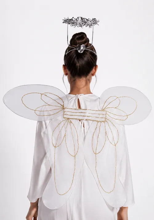 31-Inch Adult White Angel Costume Wings Main image
