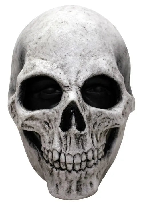 Adult White Skull Costume Mask Main image