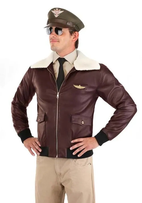 Adult WW2 Pilot Costume Jacket Main image