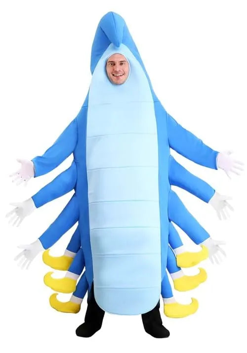Adult Blue Caterpillar Costume Main image