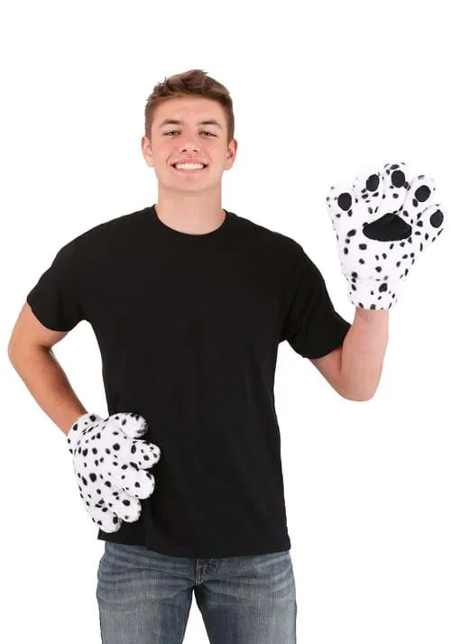 Dalmatian Adult Costume Gloves