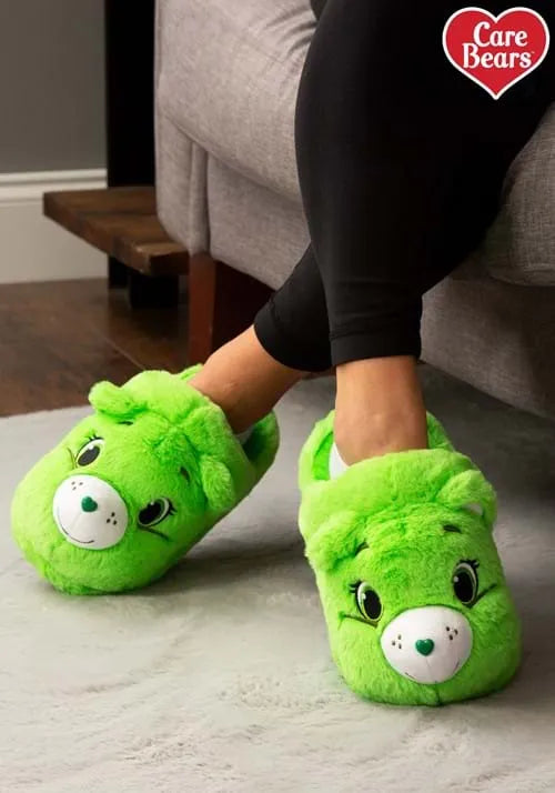 Adult Good Luck Bear Care Bears Slippers Main image