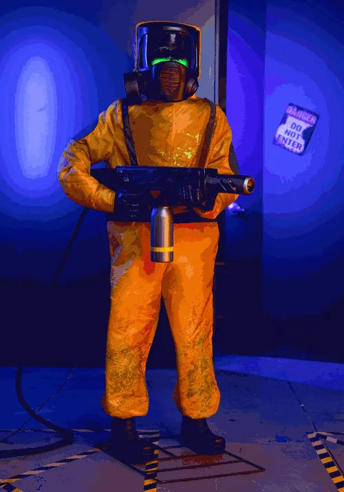6.25FT Alien Clean Up Animatronic Decoration - Tekky Main image