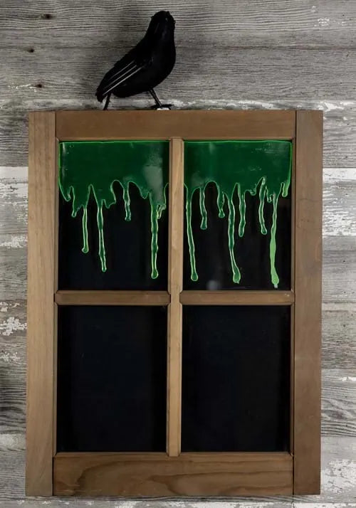 Alien Dripping Ooze Window Halloween Decoration Main image