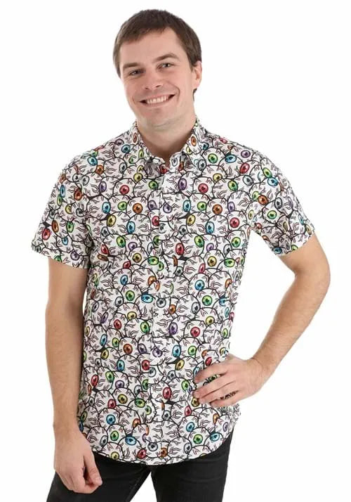 All the Eyeballs Adult Button-Up Shirt Main image