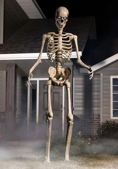 8FT Animated Giant Skeleton Decoration