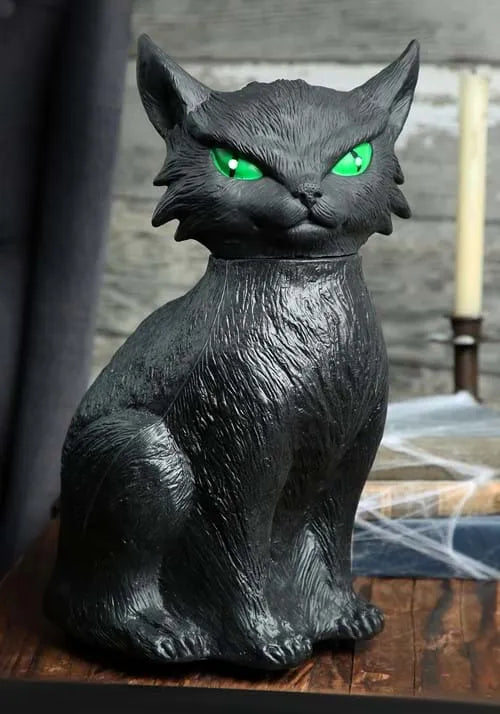 13-Inch Animated Creepy Cat Prop Main image