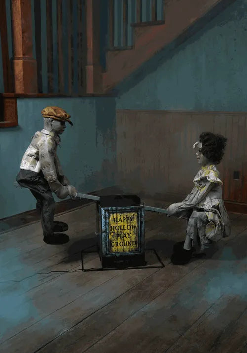 3FT Animated See Saw Dolls Playground Prop Main image