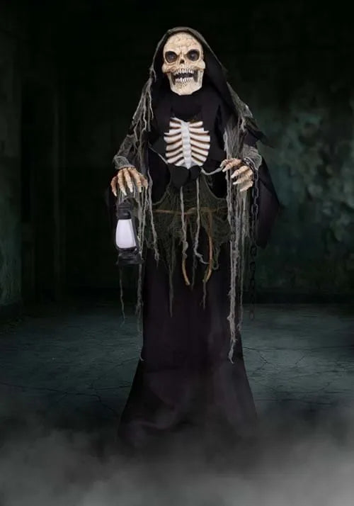 5.4FT Animated Wraithlike Reaper Halloween Decoration - Scream Saver Main image