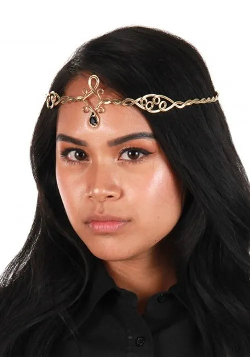 Antique Gold/Black Circlet Adjustable Main image