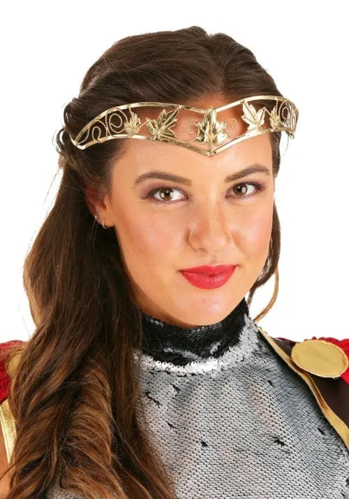 Antique Gold Leaf Costume Circlet for Women