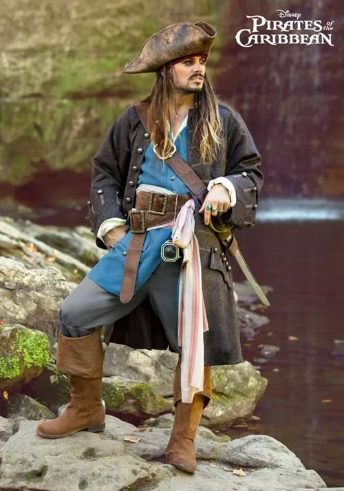 Authentic Captain Jack Sparrow Adult Costume Main image