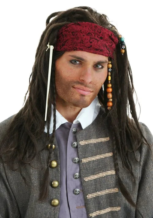 Authentic Adult Pirate Wig Main image