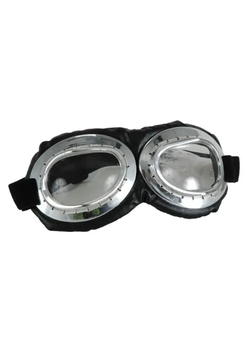Aviator Goggles Silver Main image