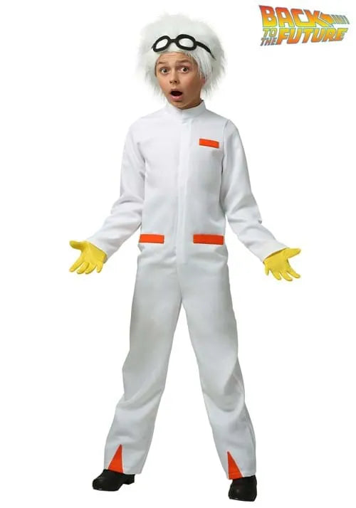 Back to the Future Doc Brown Costume for Kids Main image