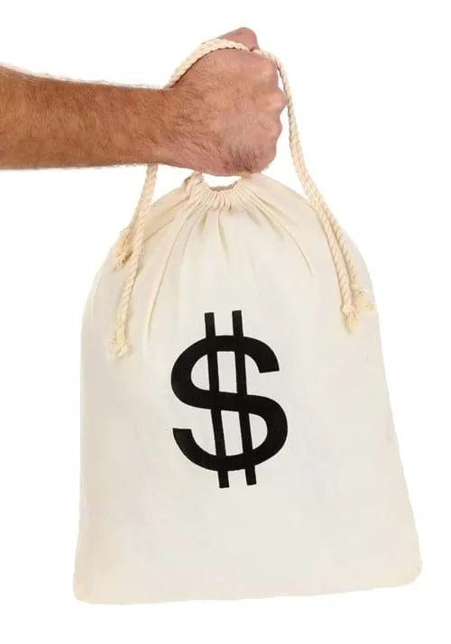 Bank Robber Money Bag Accessory Prop Main image