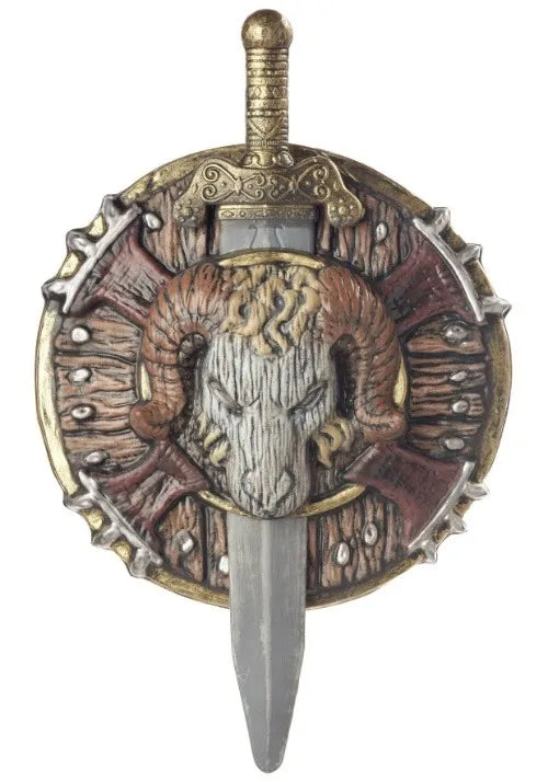 Barbarian Combat Shield and Sword Set Main image