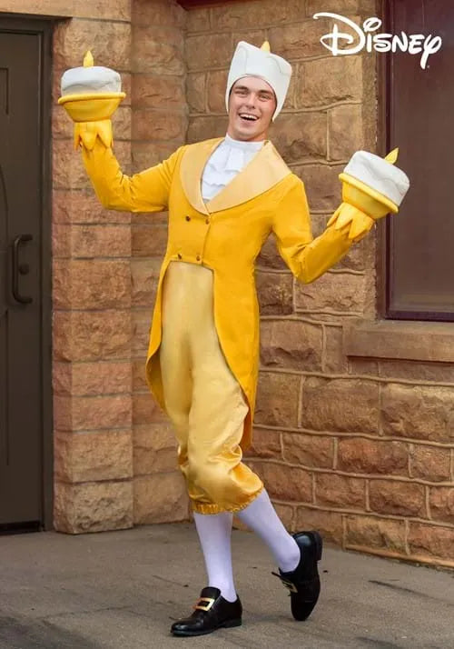 Beauty and the Beast Lumiere Costume for Men Main image