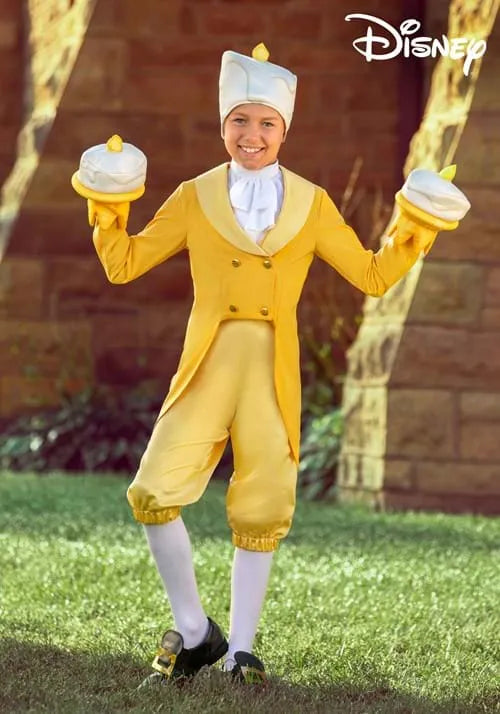 Beauty and the Beast Lumiere Costume for Kids Main image