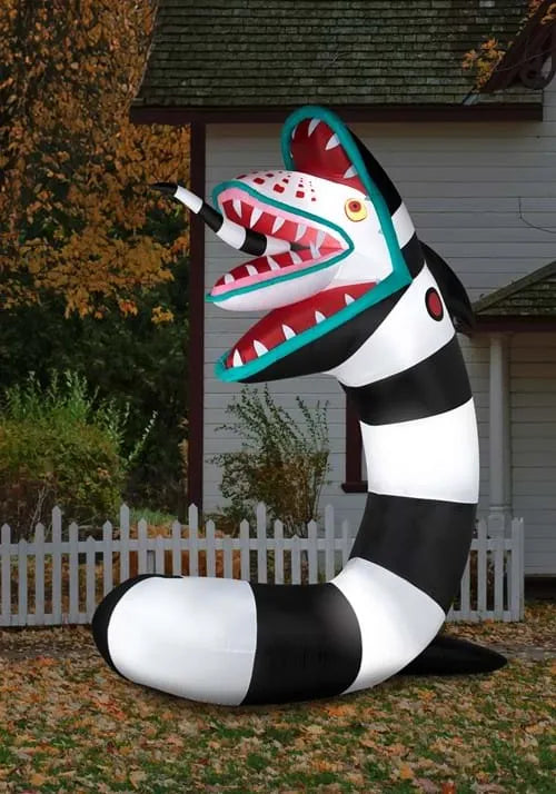 12FT Giant Inflatable Beetlejuice Sandworm Decoration Main image