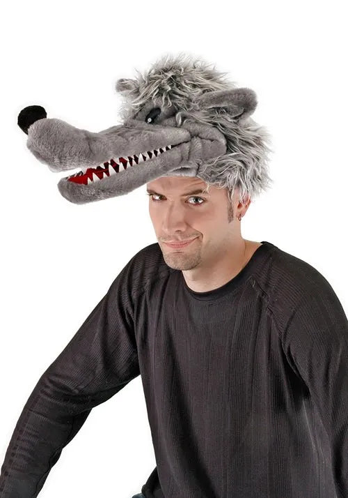 Big Bad Wolf Plush Costume Hat Main image