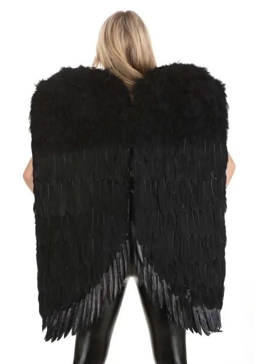 Adult Black Costume Angel Wings