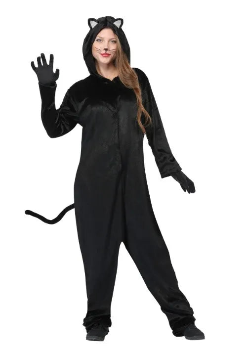 Adult Black Cat Costume Main image