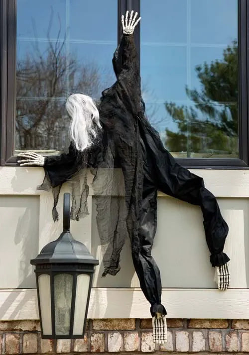 5FT Black Climbing Dead Skeleton Decoration
