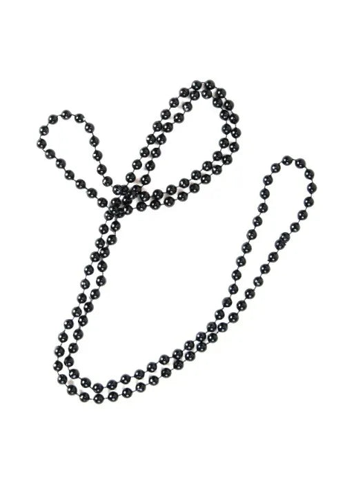 Black Flapper Beads Main image