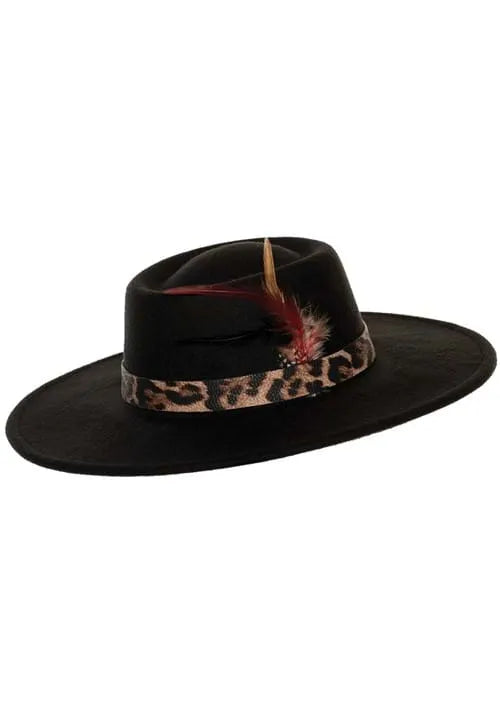 Adult Black Pimp Costume Hat Main image