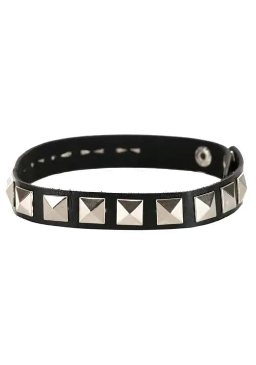 Black Studded Choker Costume Accessory Main image
