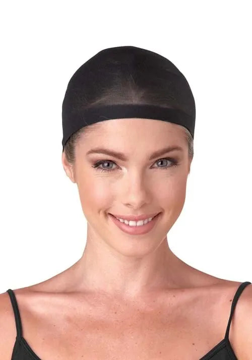 Adult Black Wig Cap Main image
