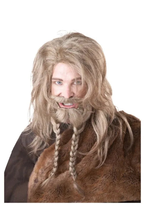 Blonde Viking Wig, Beard and Mustache for Men Main image