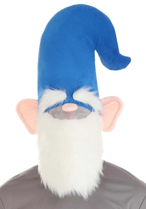 Blue Oversized Gnome Costume Hat with Beard Main image