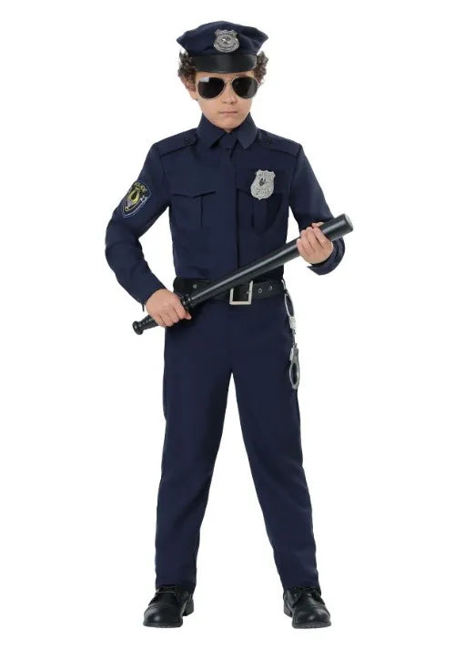 Boy's Cop Costume Main image