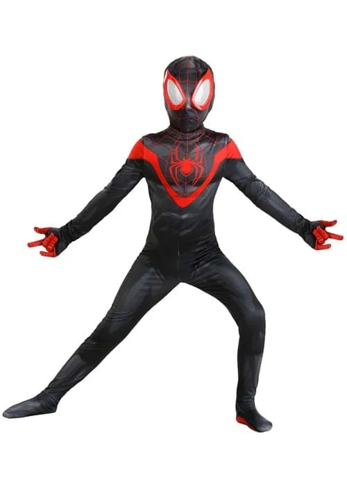 Boy's Marvel Miles Morales Zentai Suit Costume