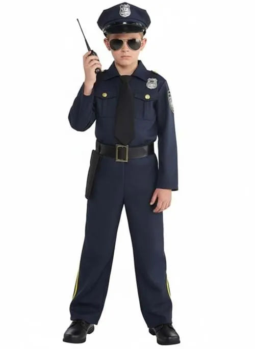 Boy's Police Officer Costume Main image