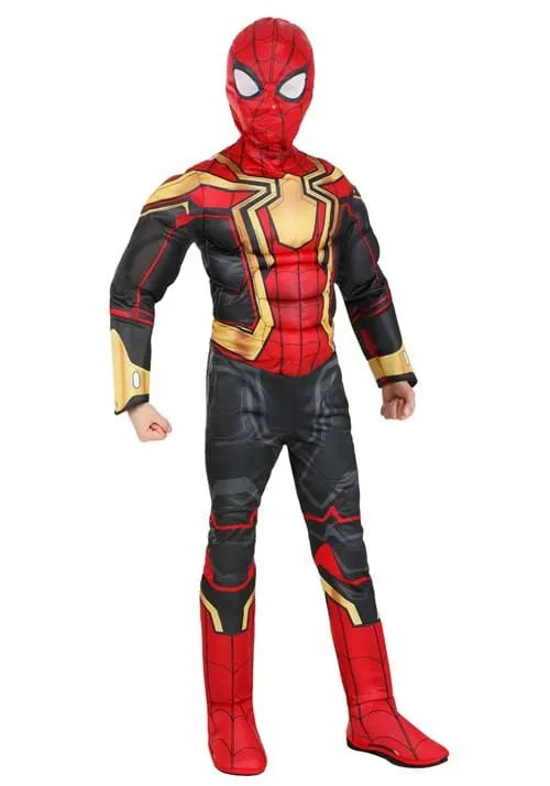 Boy's Spider-Man Integrated Suit Costume Main image