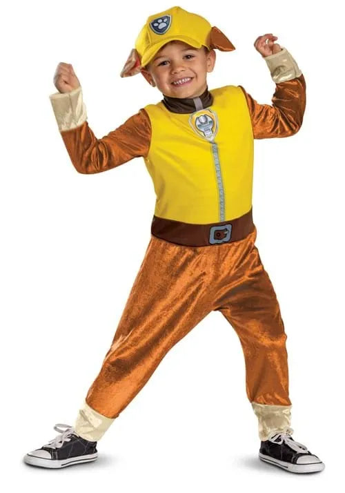 Boy's Toddler Paw Patrol Rubble Costume Main image