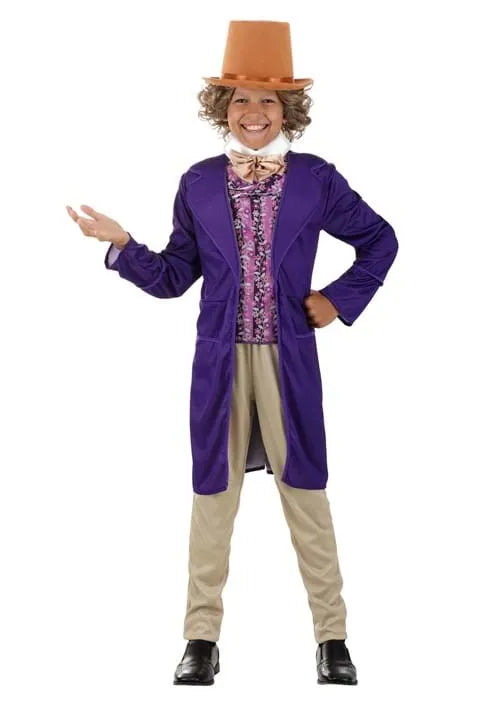 Boy's Willy Wonka Costume Main image